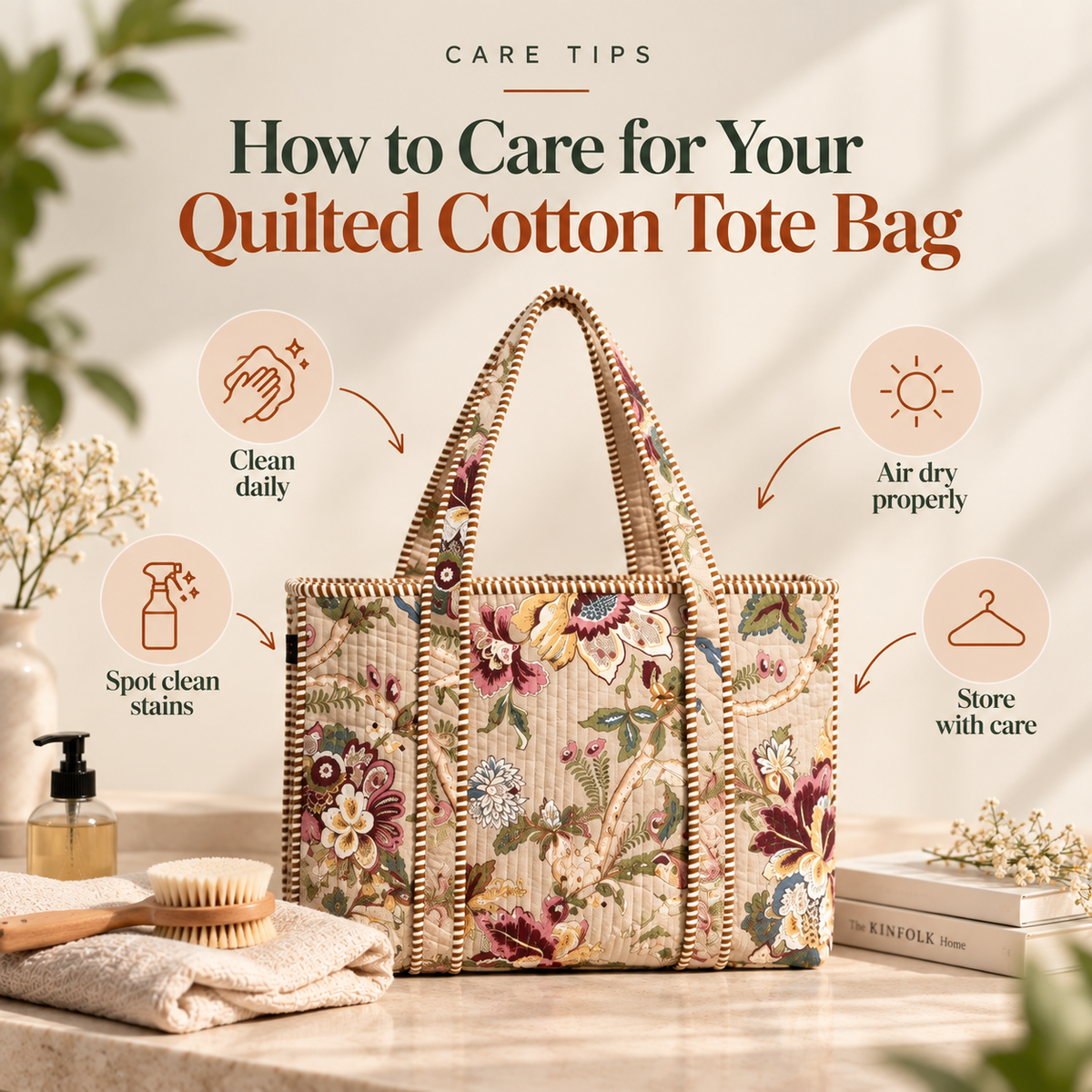 How to Care for Your Quilted Cotton Tote Bag
