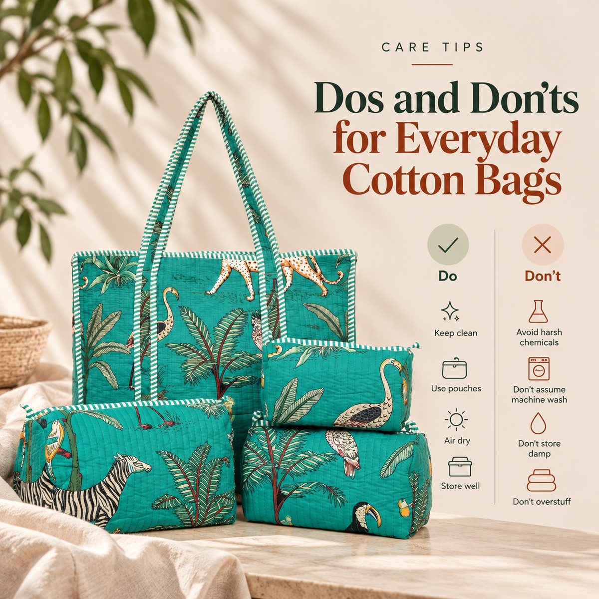 Dos and Don’ts for Everyday Cotton Bags