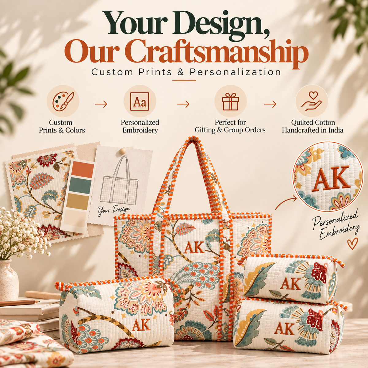 Your Design, Our Craftsmanship: Custom Prints & Personalization