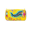 Travel Toiletry Bag – Unisex Makeup & Shaving Kit Organizer with Handle – Multipurpose Cosmetic Pouch for Travel & Storage (Yellow Floral)