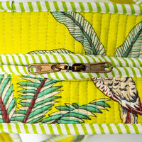 Parrot Green Jungle Quilted Cotton Tote Bag (12x12) thumbnail 6